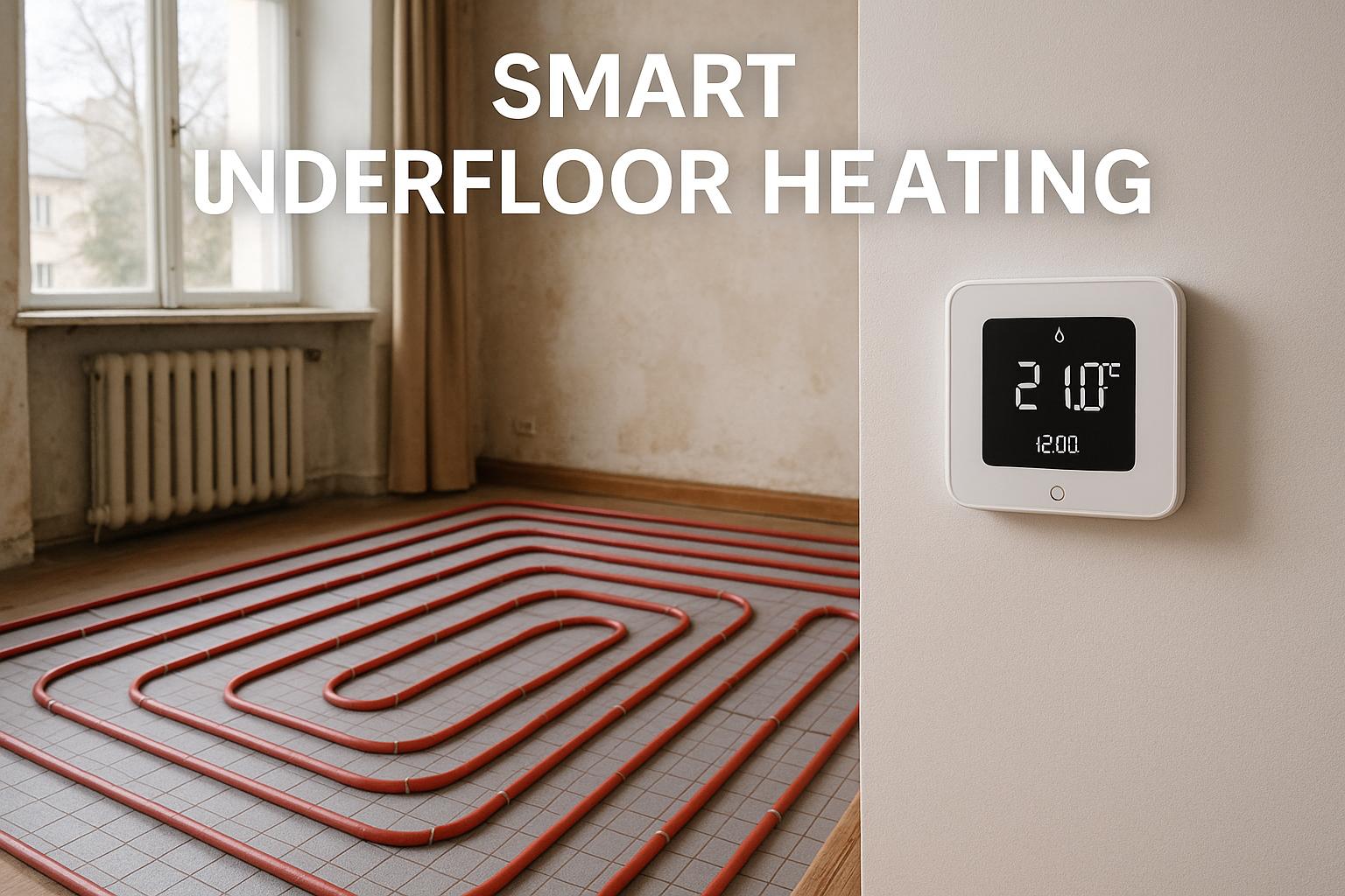 Smarte Fußbodenheizung Nachrüstung im Altbau