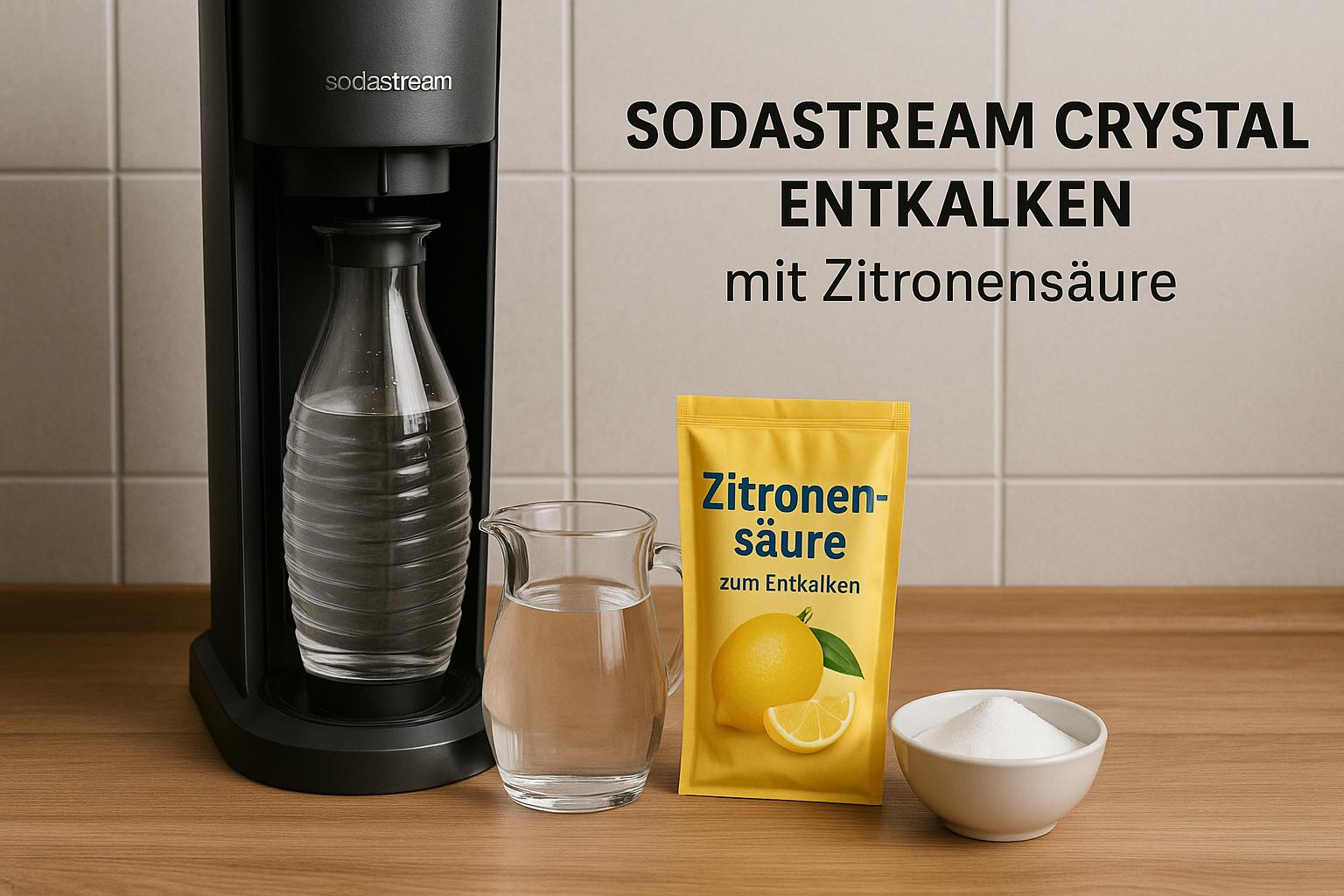 SodaStream Crystal Wassersprudler wird entkalkt