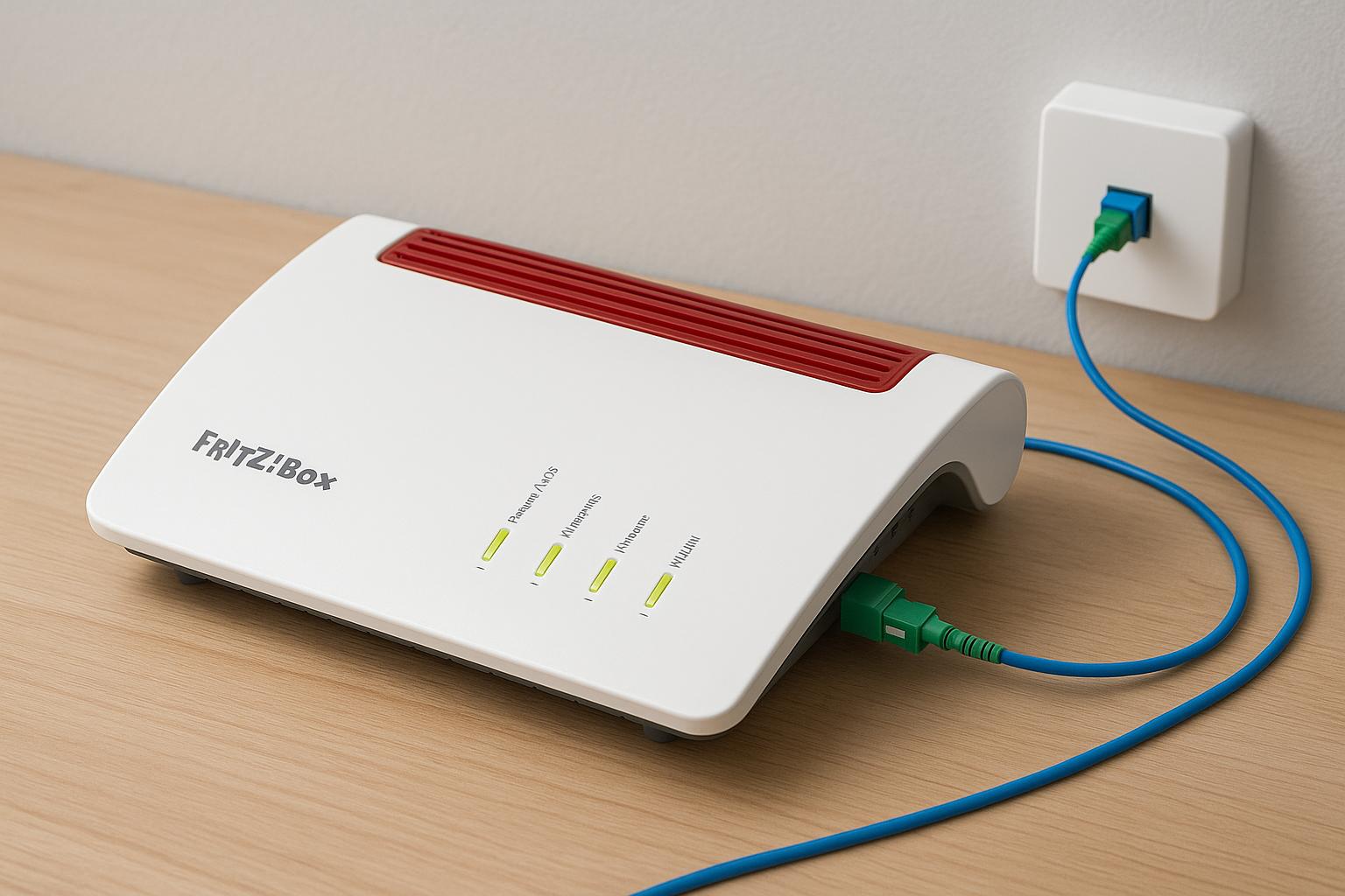 FRITZ!Box Fiber am Glasfaseranschluss
