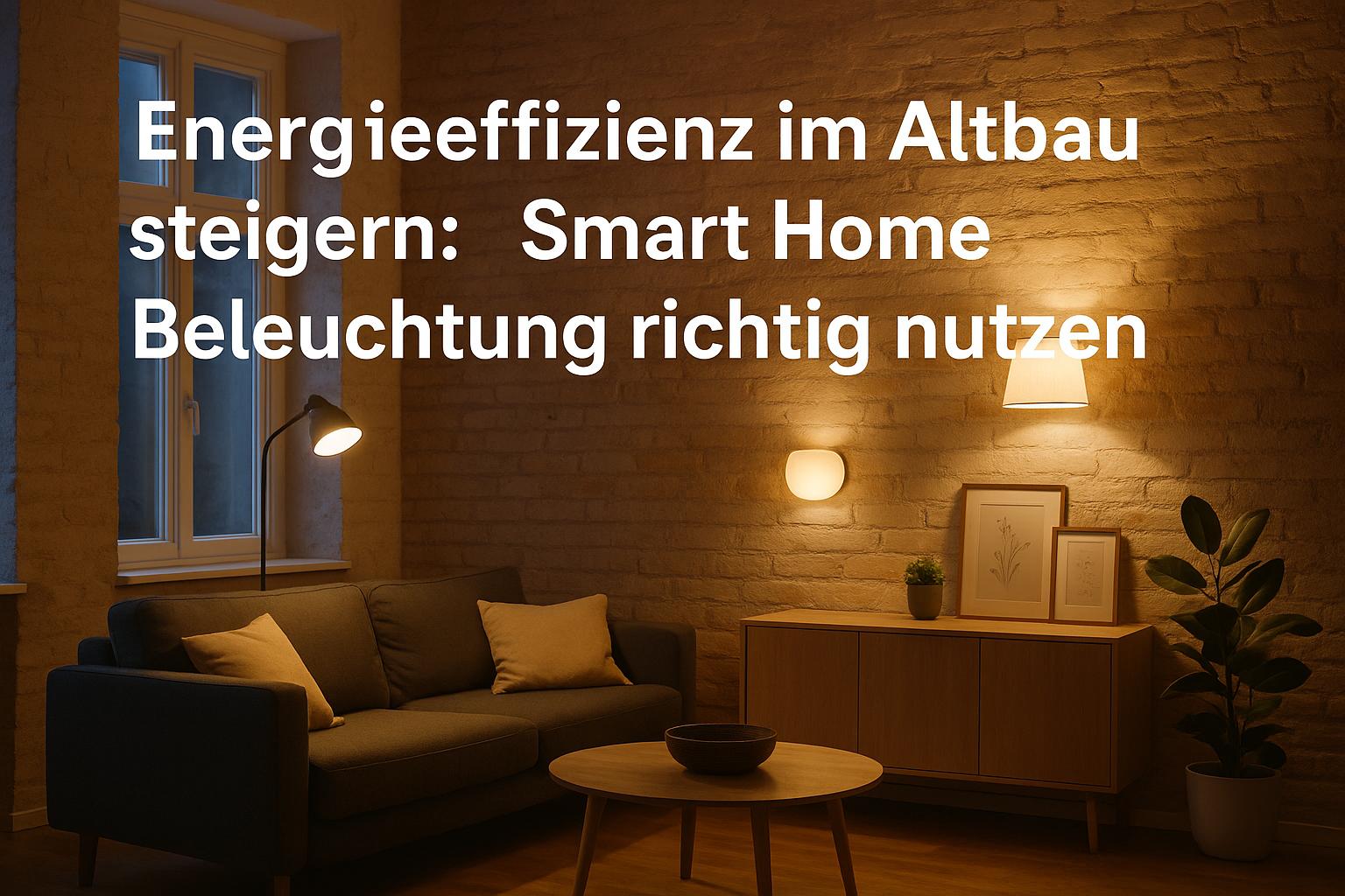 Smart-Home-Beleuchtung im Altbau: energieeffizient und stilvoll