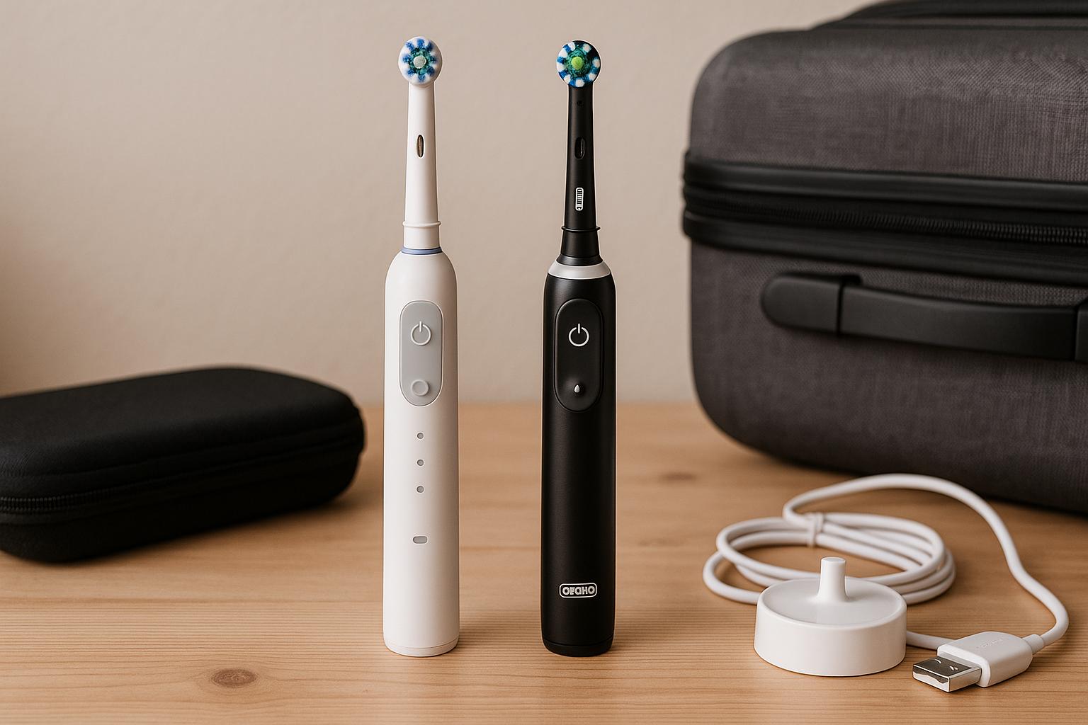 Idoneidad para viajes en el foco: duración de batería y opciones de carga en cepillos sónicos y Oral-B thumbnail
