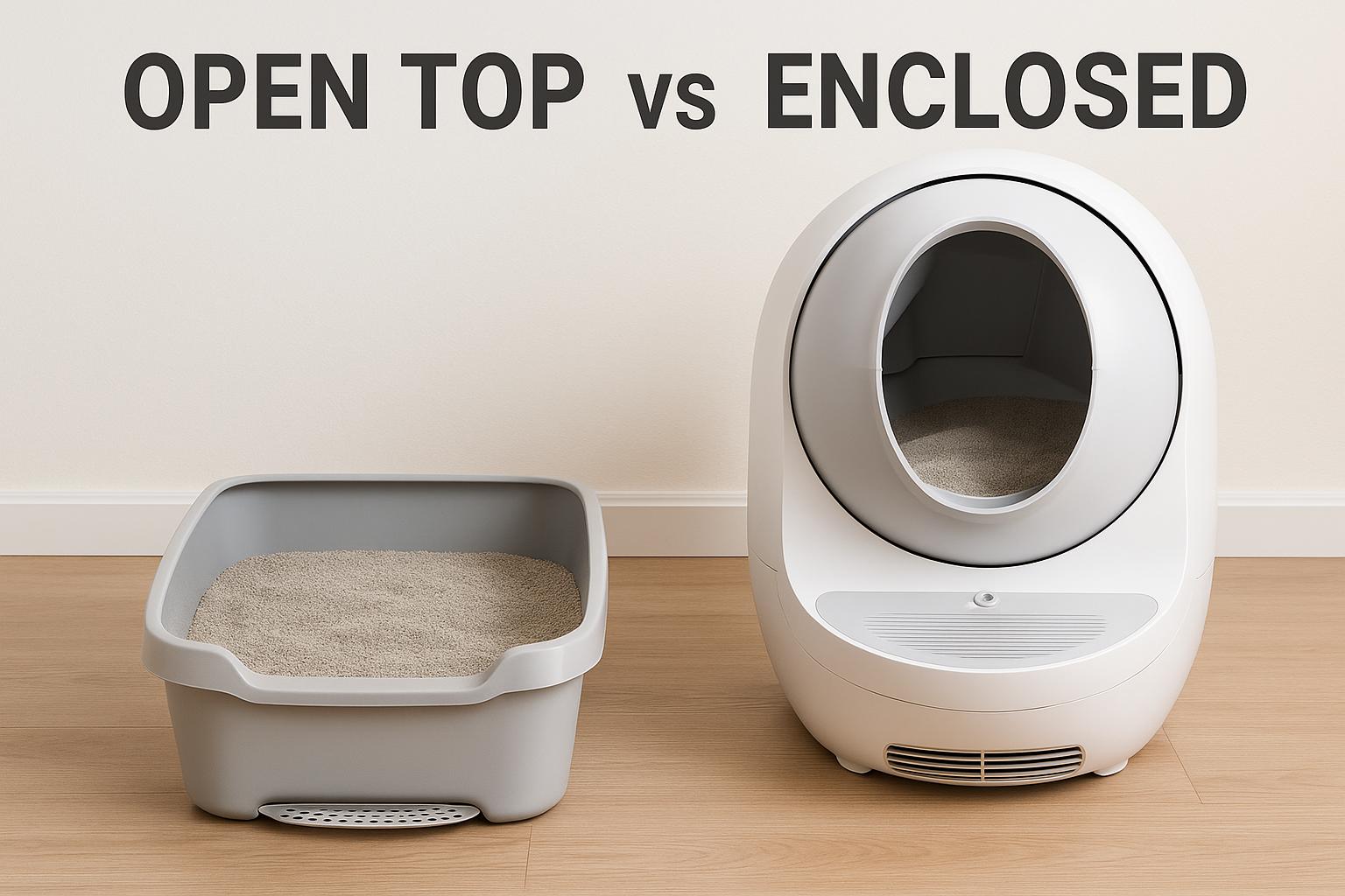 Open Top vs Enclosed Automatic Litterbox: Which Option Wins for Cat Comfort?