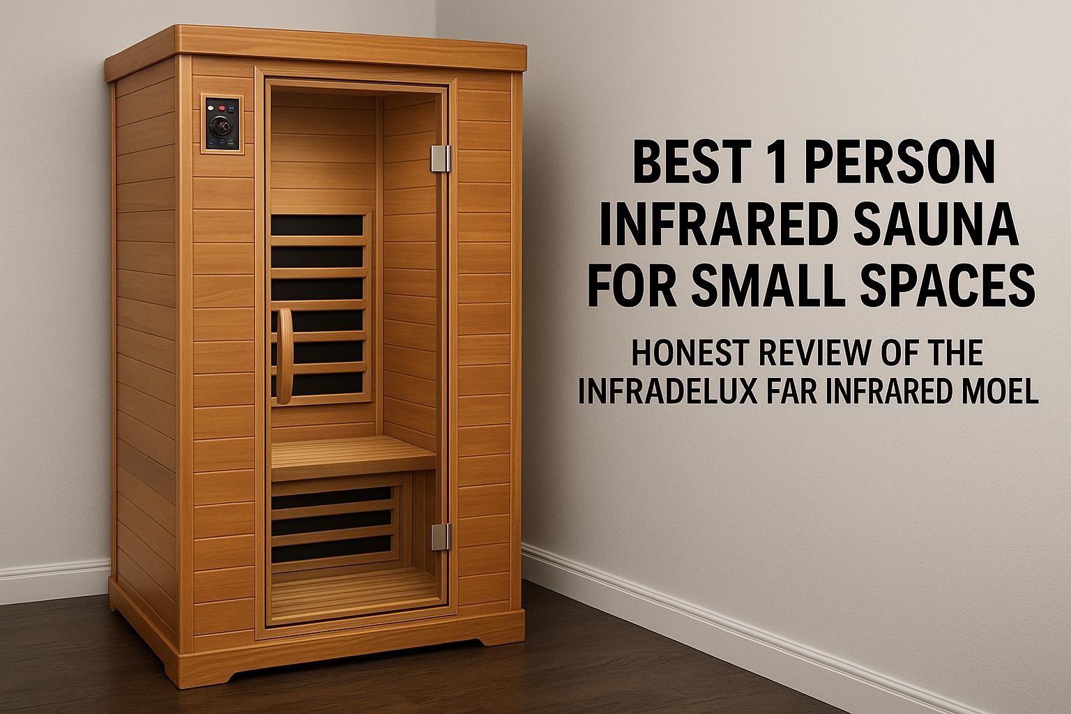 Best 1 Person Infrared Sauna for Small Spaces: Honest Review of the INFRADELUX Far Infrared Model