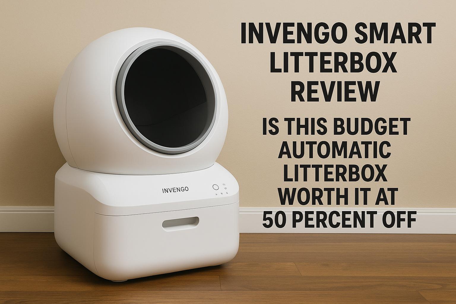 Invengo Smart Litterbox Review: Is This Budget Automatic Litterbox Worth It at 50% Off?