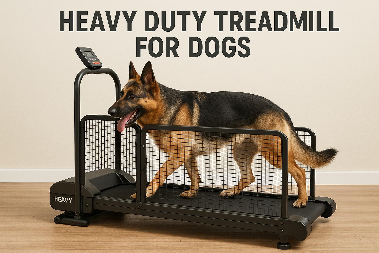 How a Heavy Duty Treadmill for Dogs Helps Large Breeds Stay Active Indoors