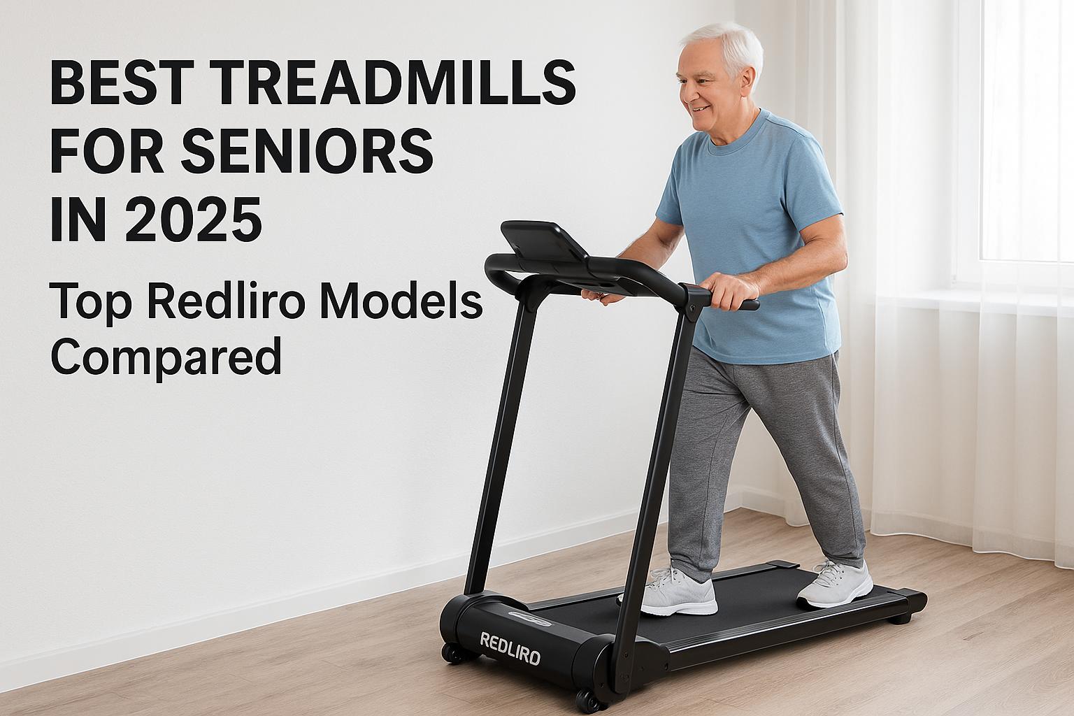 Best Treadmills for Seniors in 2025: Top Redliro Models Compared