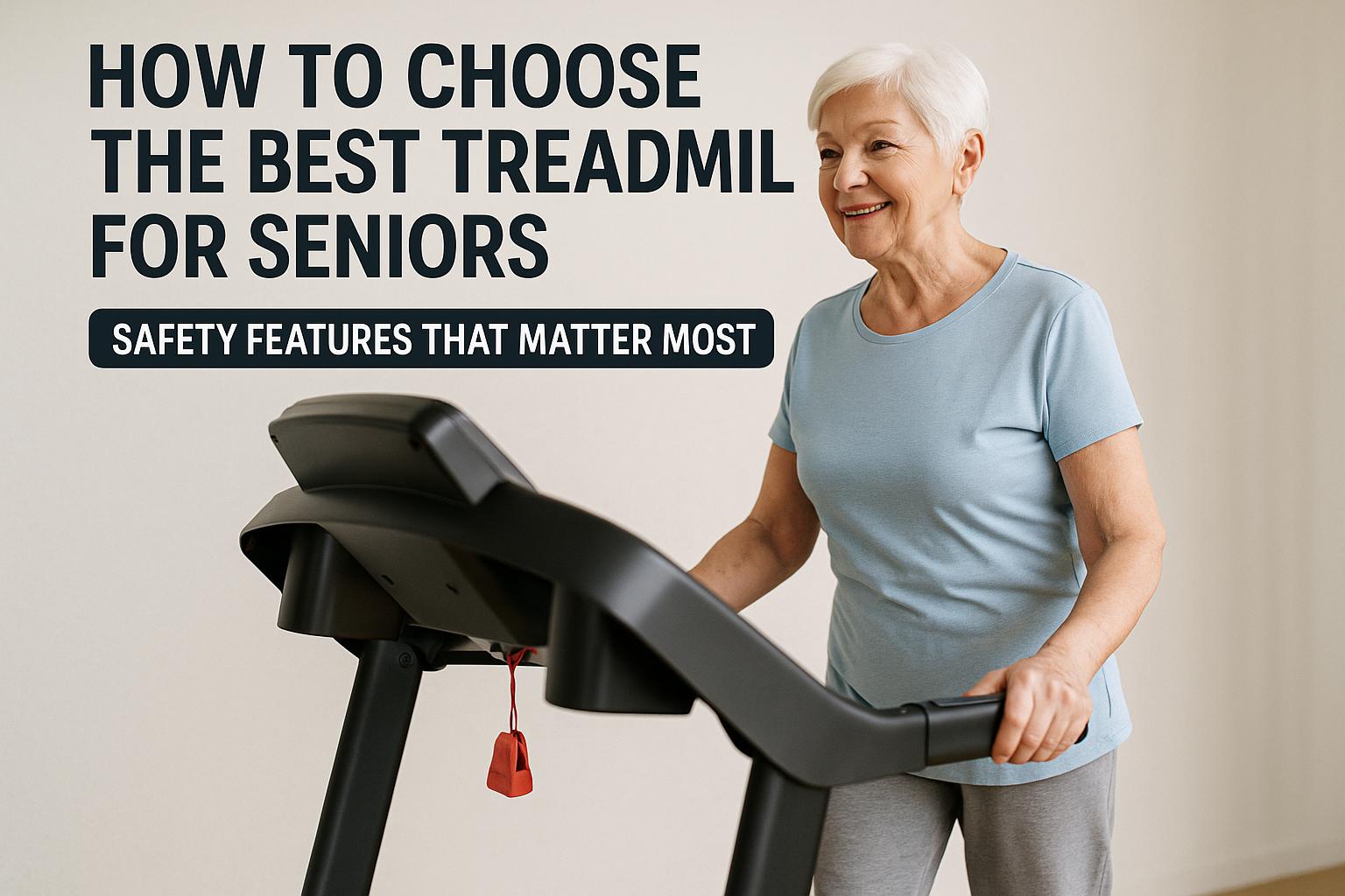 How to Choose the Best Treadmill for Seniors: Safety Features That Matter Most