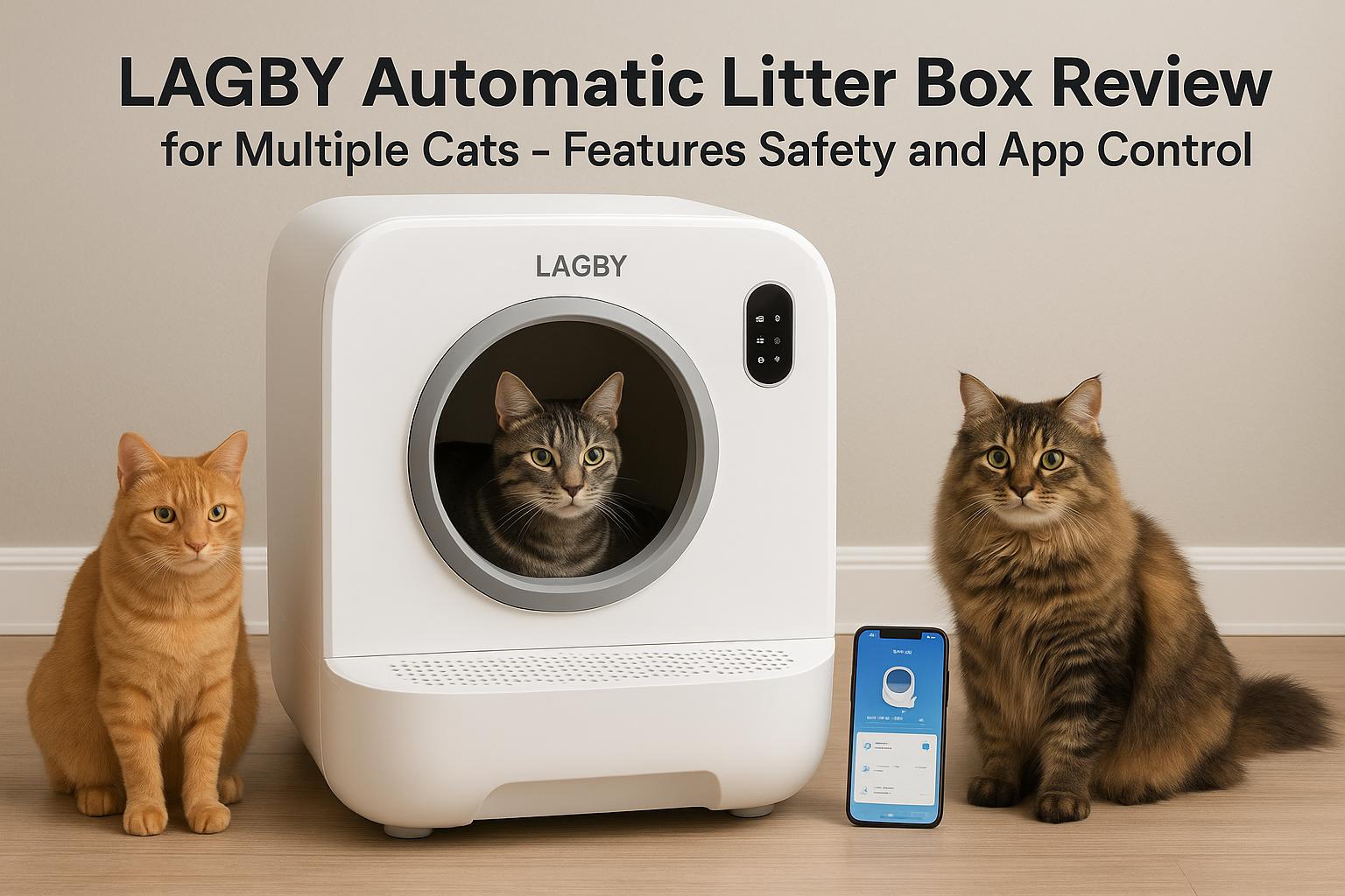 LAGBY Automatic Litterbox Review: Safety, App Control, and Real Multi-Cat Performance Tested