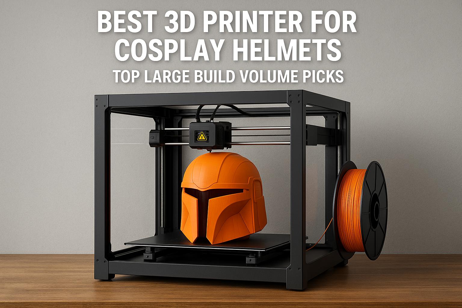 Best 3D Printer for Cosplay Helmets: Top Large Build Volume Picks for Makers and Studios