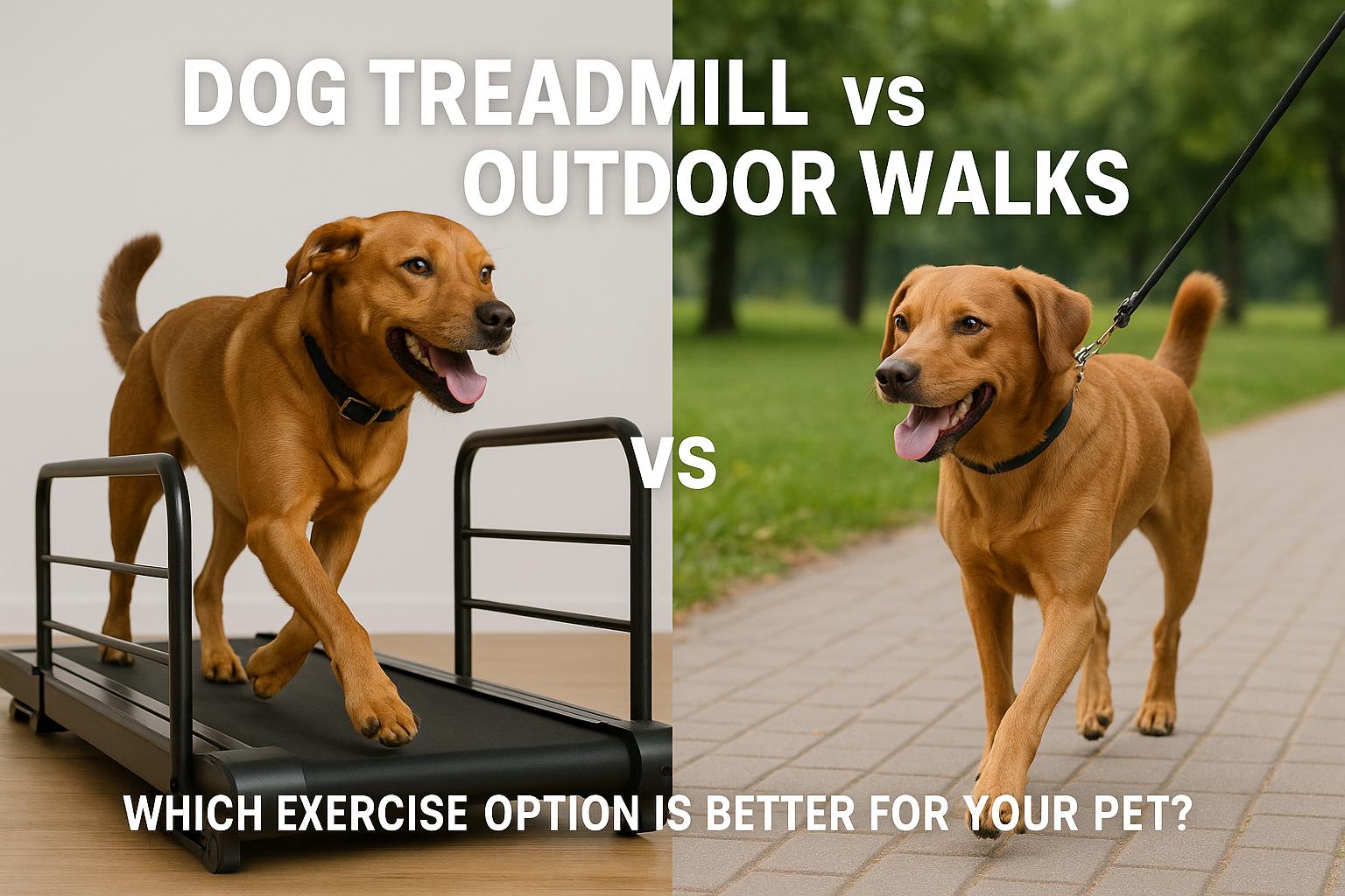 Dog Treadmill vs Outdoor Walks: Which Exercise Option Is Better for Your Pet?