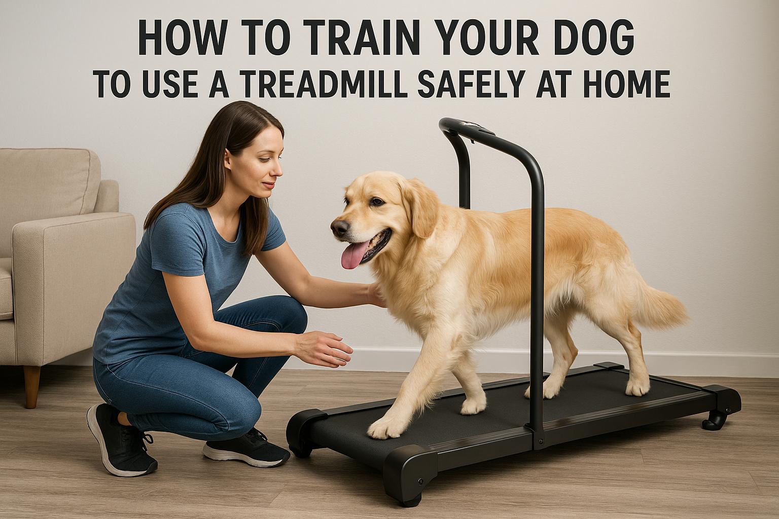 How to Train Your Dog to Use a Treadmill Safely at Home