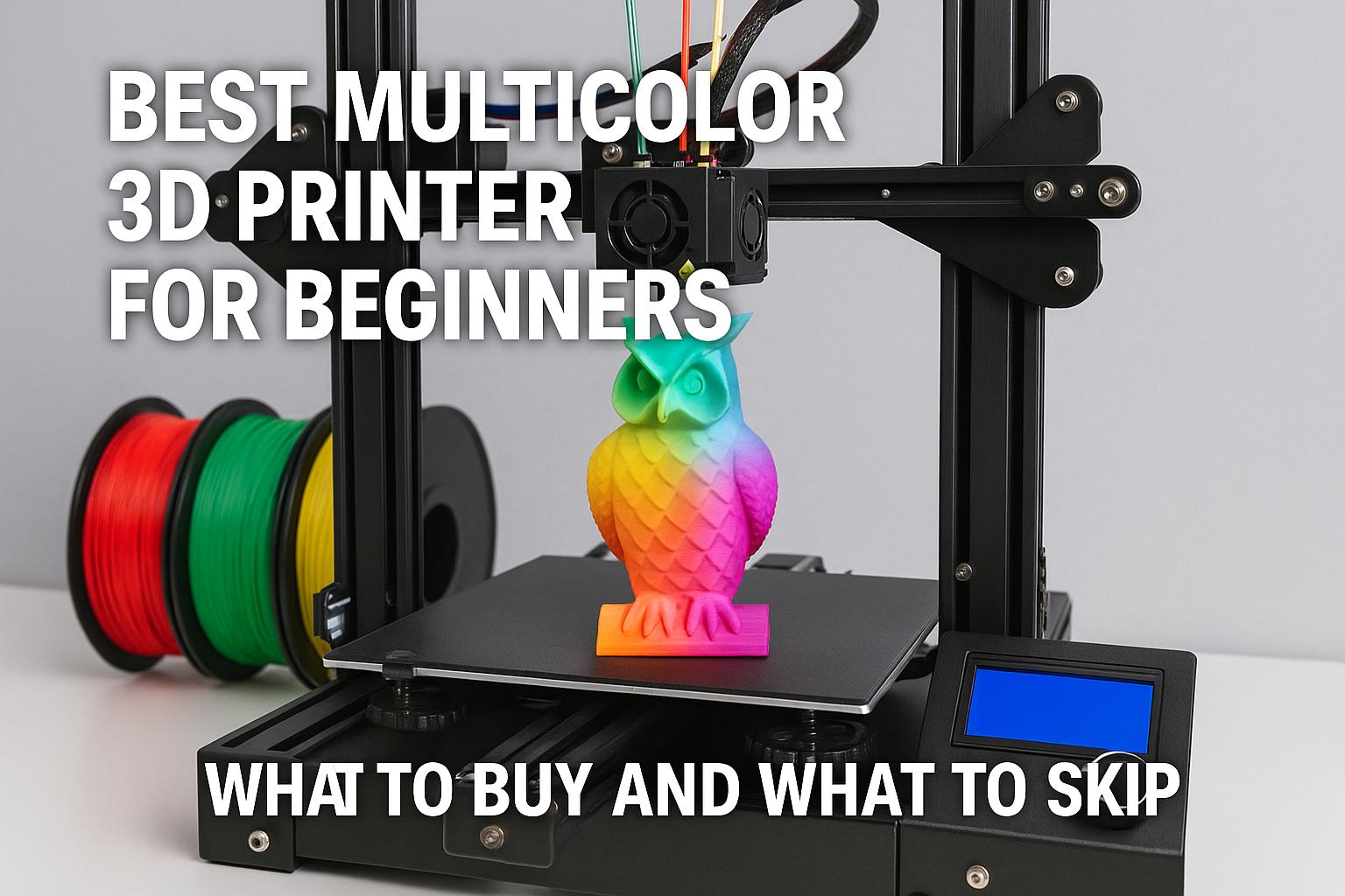 Best Multicolor 3D Printer for Beginners: What to Buy and What to Skip
