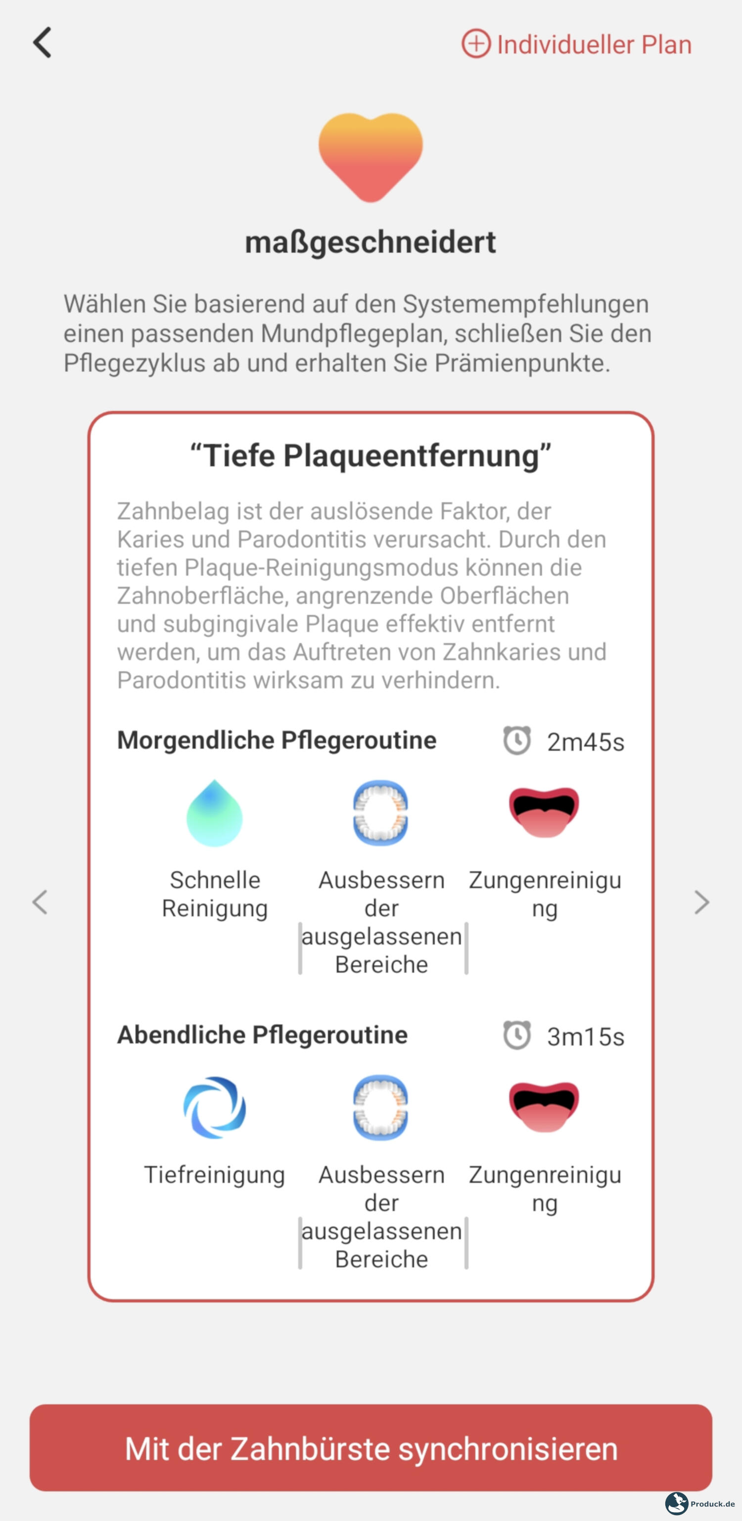 Oclean X Pro 20 S Test App Screenshot