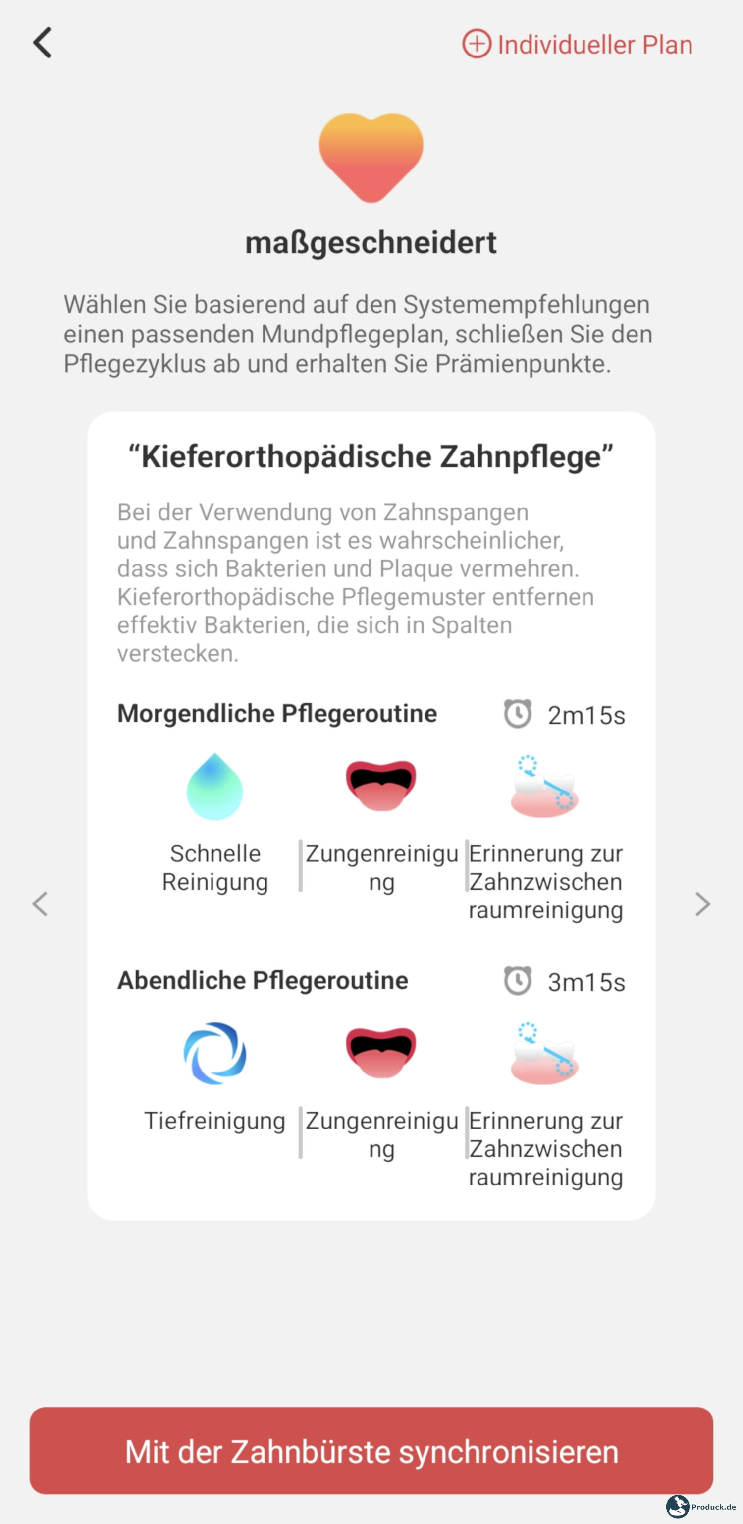 Oclean X Pro 20 S Test App Screenshot