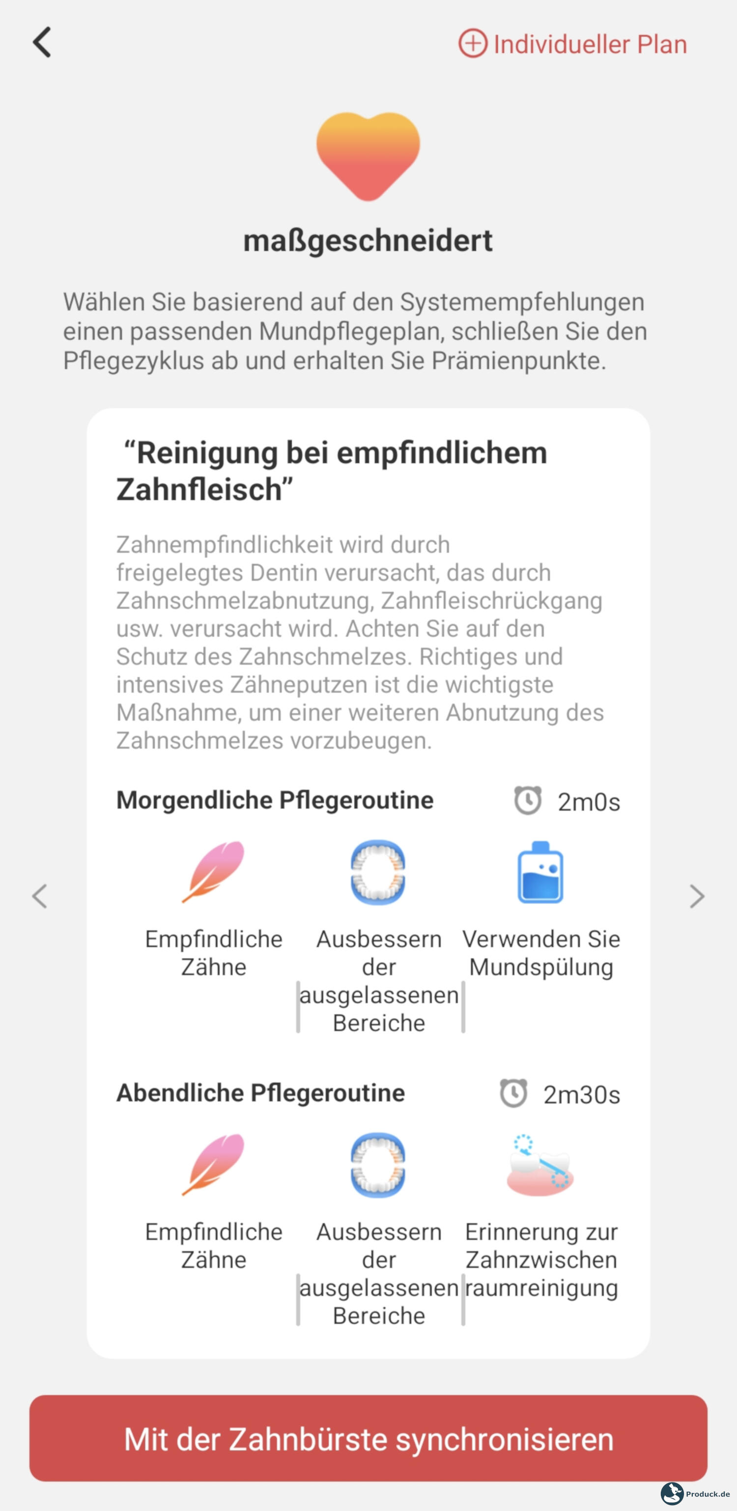 Oclean X Pro 20 S Test App Screenshot